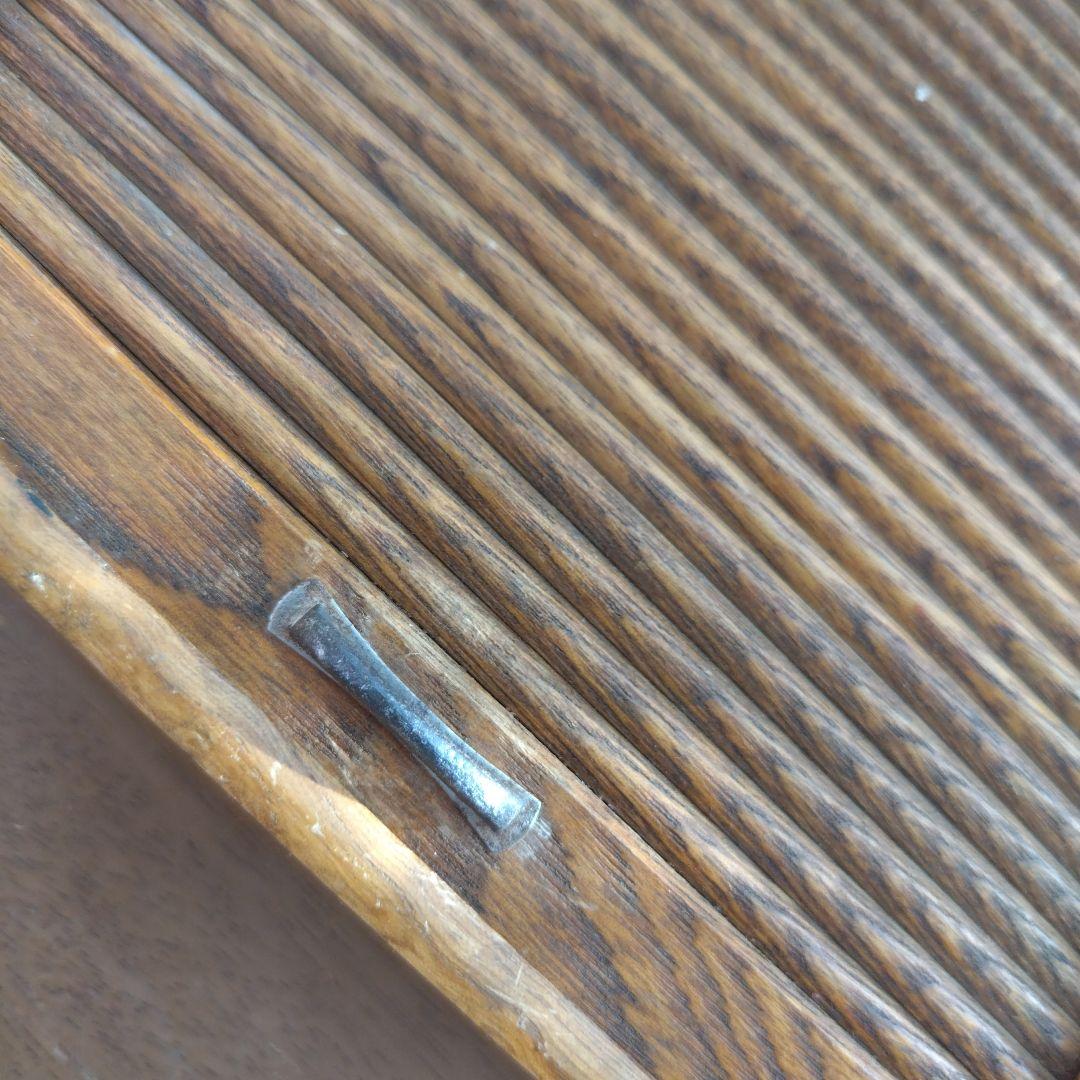 アンティーク　蛇腹ケース　硯入れ　木製トレー　シャッターケース