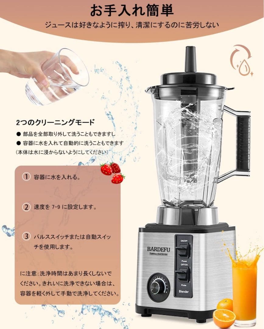 chocobats　ジューサー ミキサー 一台多役 使用簡単 コーヒーミル