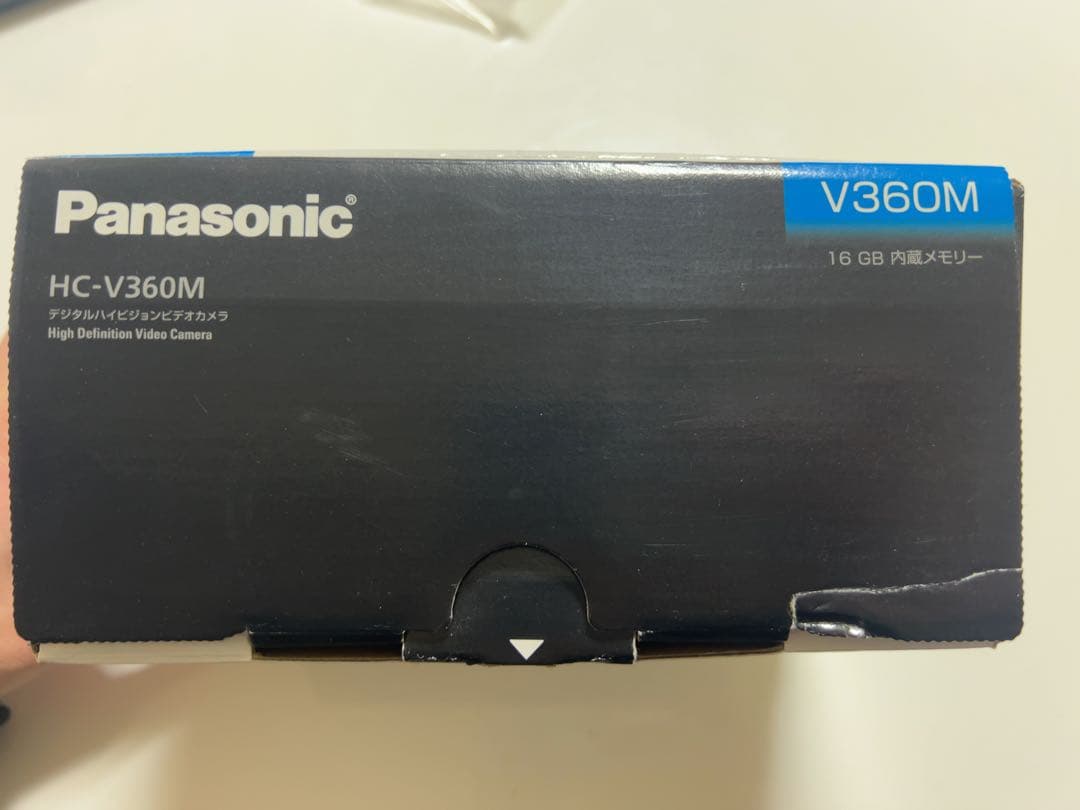 HC-V360M Panasonicビデオカメラ　ホワイト ケース付き