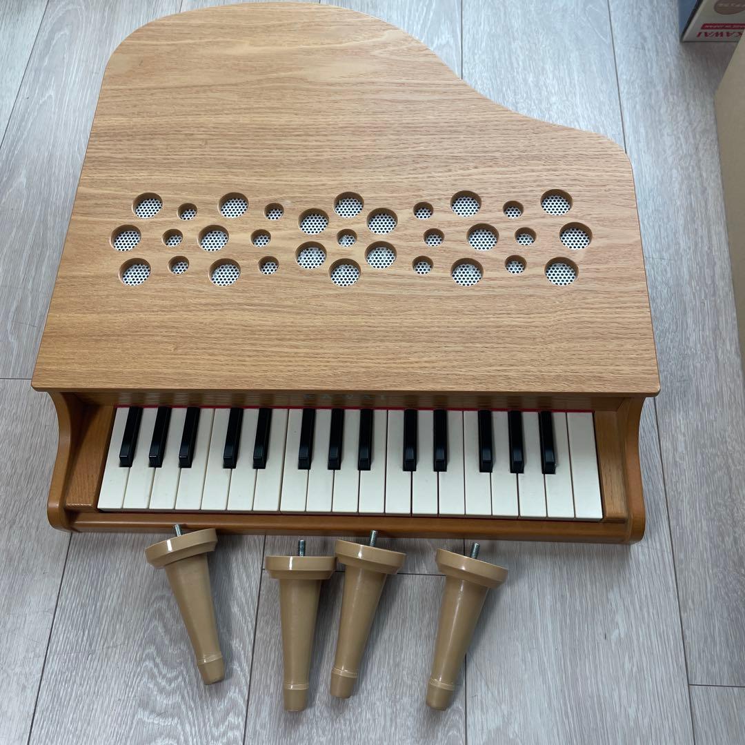 河合楽器製作所 KAWAI ミニピアノ P-32 ナチュラル　ベージュ　オークル