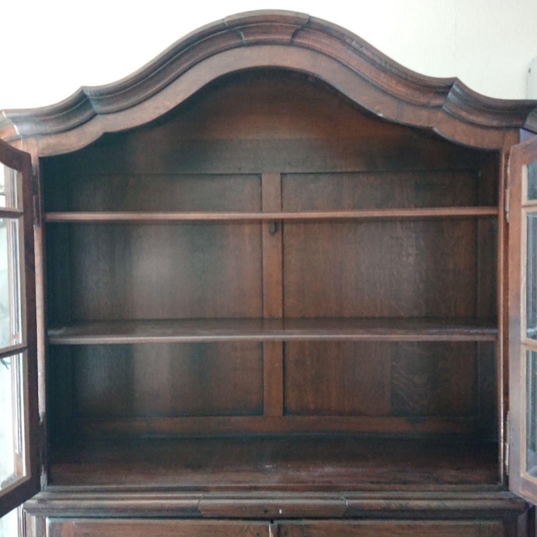 アンティーク家具 カップボード 本棚 キャビネット