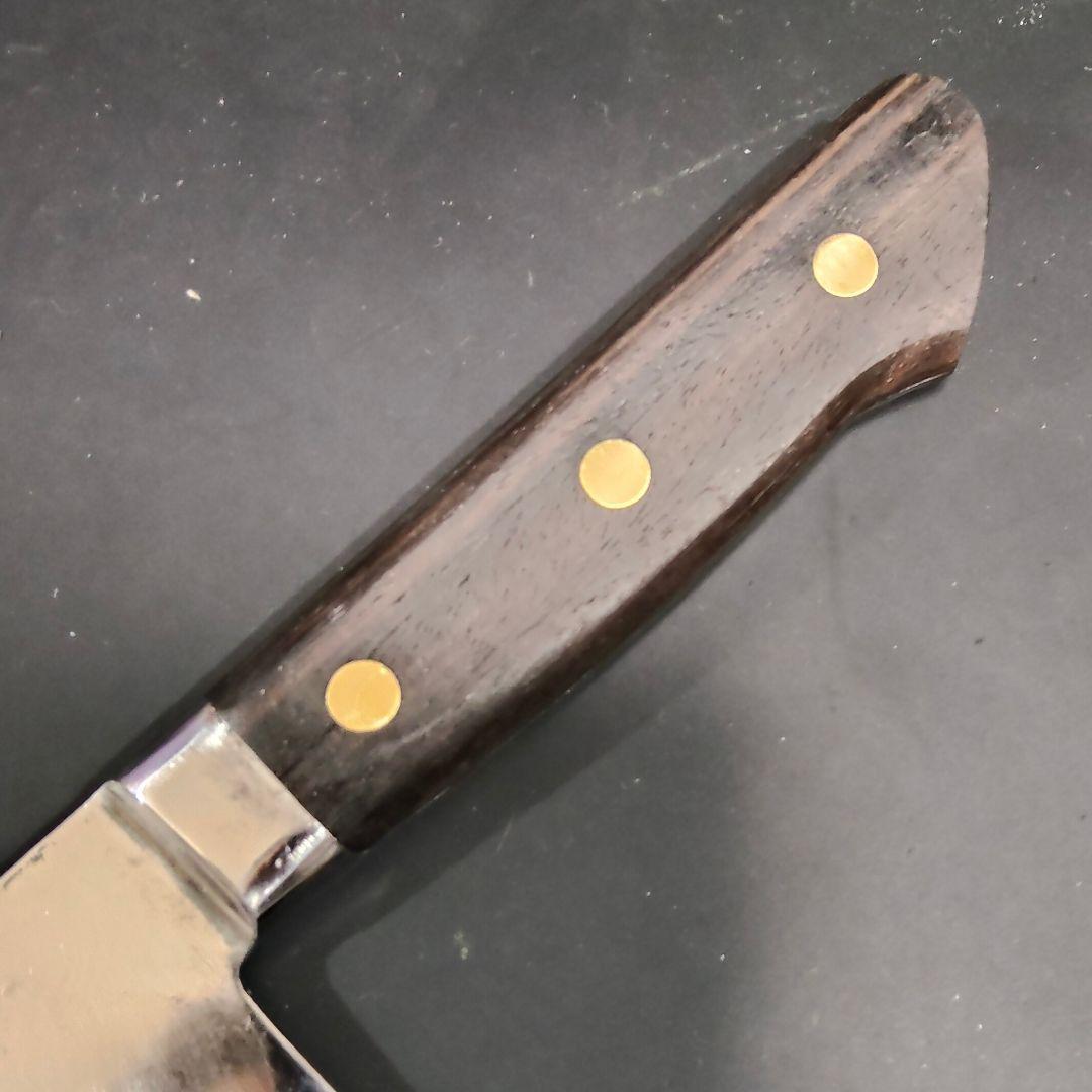 義門　牛刀　包丁　日本鋼　ハガネ 　30cm　研ぎ済み