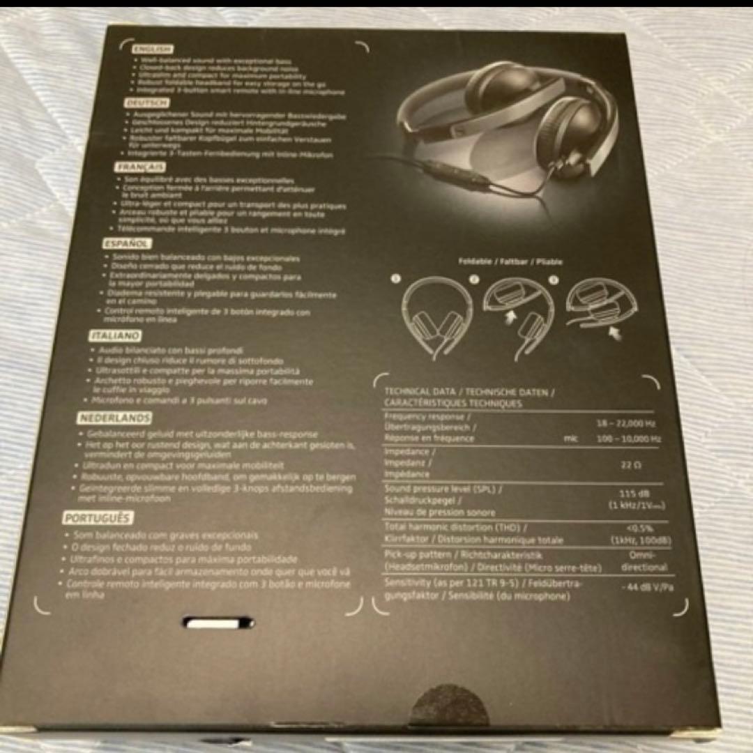 新品 ゼンハイザー ヘッドホン HD 2.30i Black