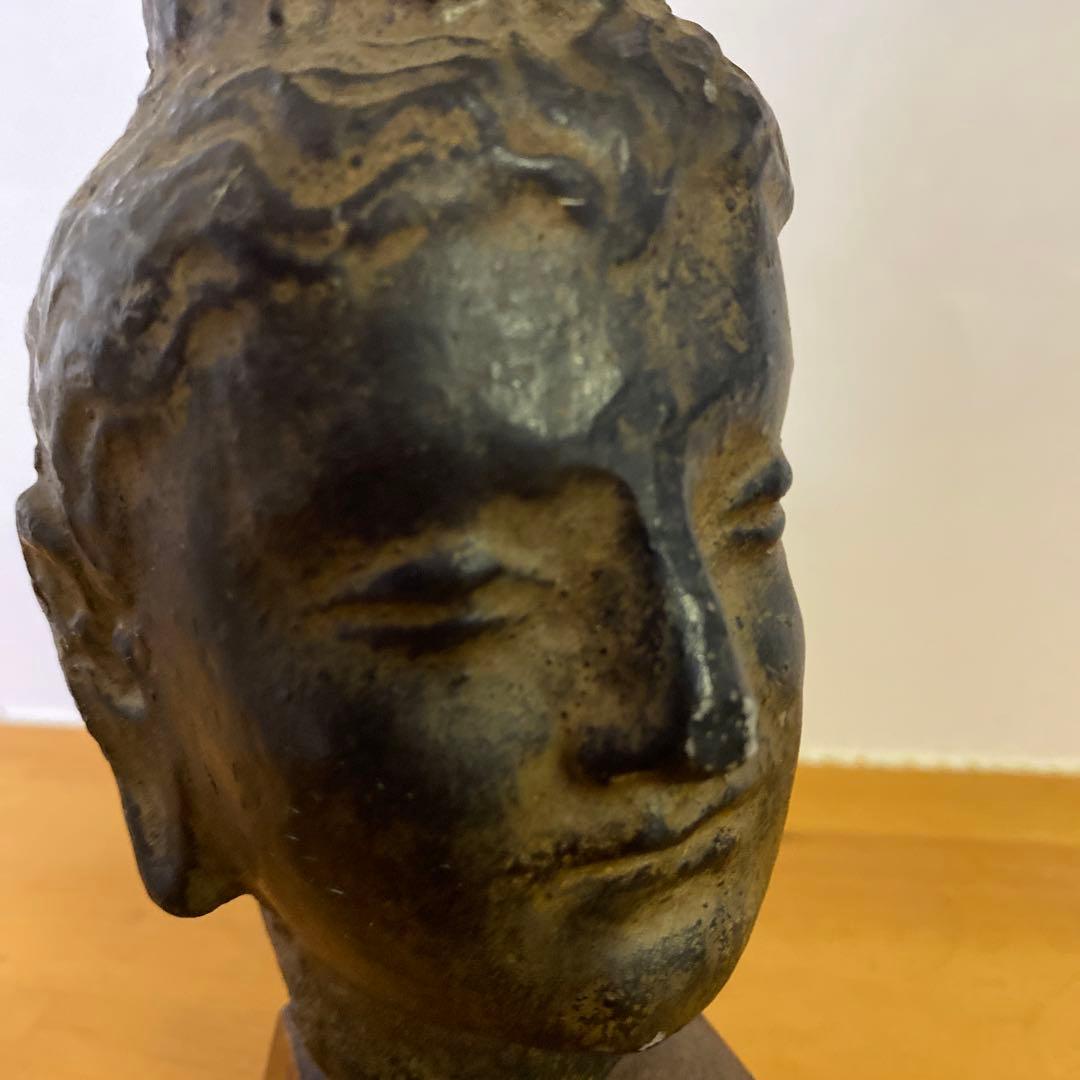 仏教美術 ガンダーラ 仏頭 樹脂製