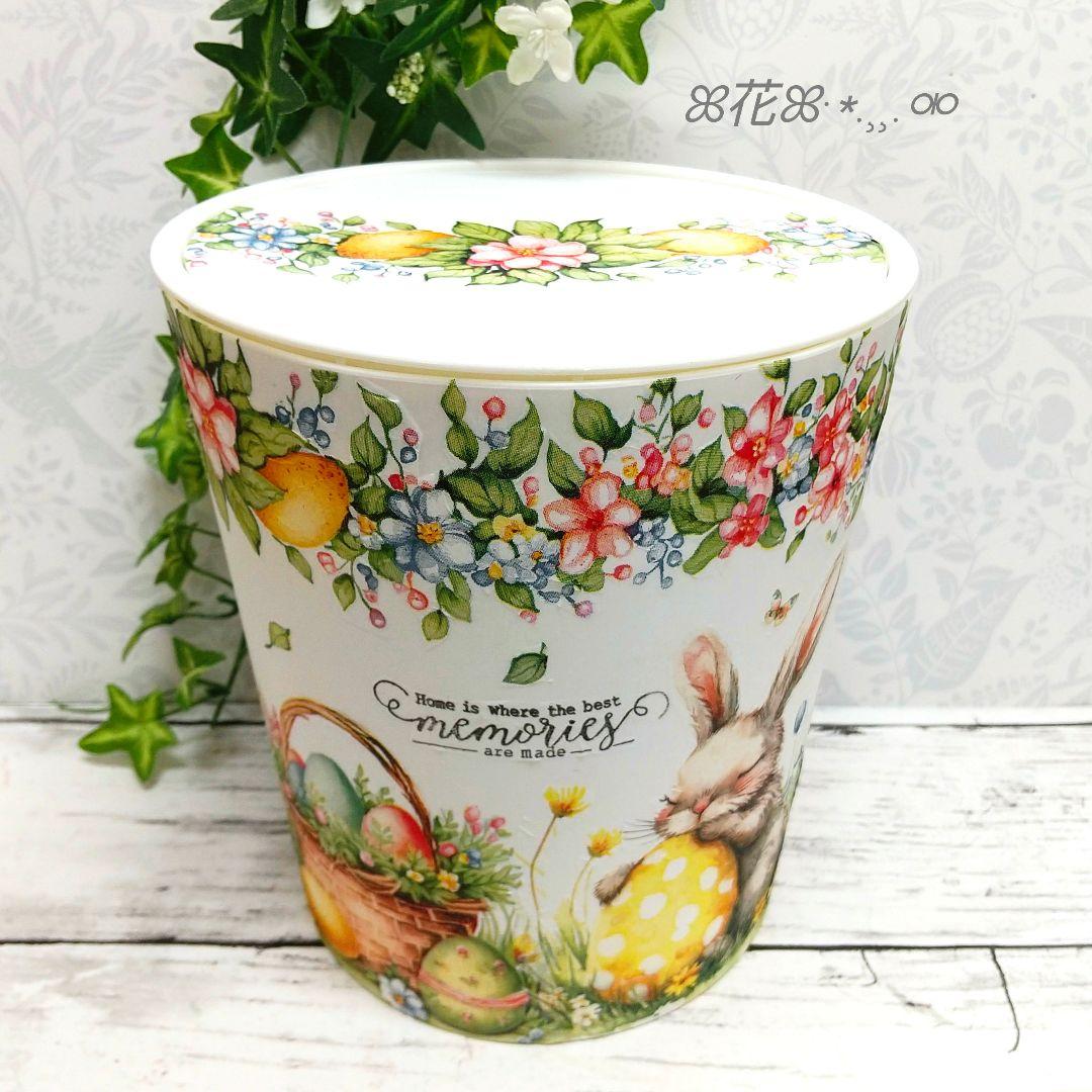 デコパージュꔛ‬ꕤスイングBOX♡小物入れ♡インテリア雑貨♡ゴミ箱♡ガーデニング