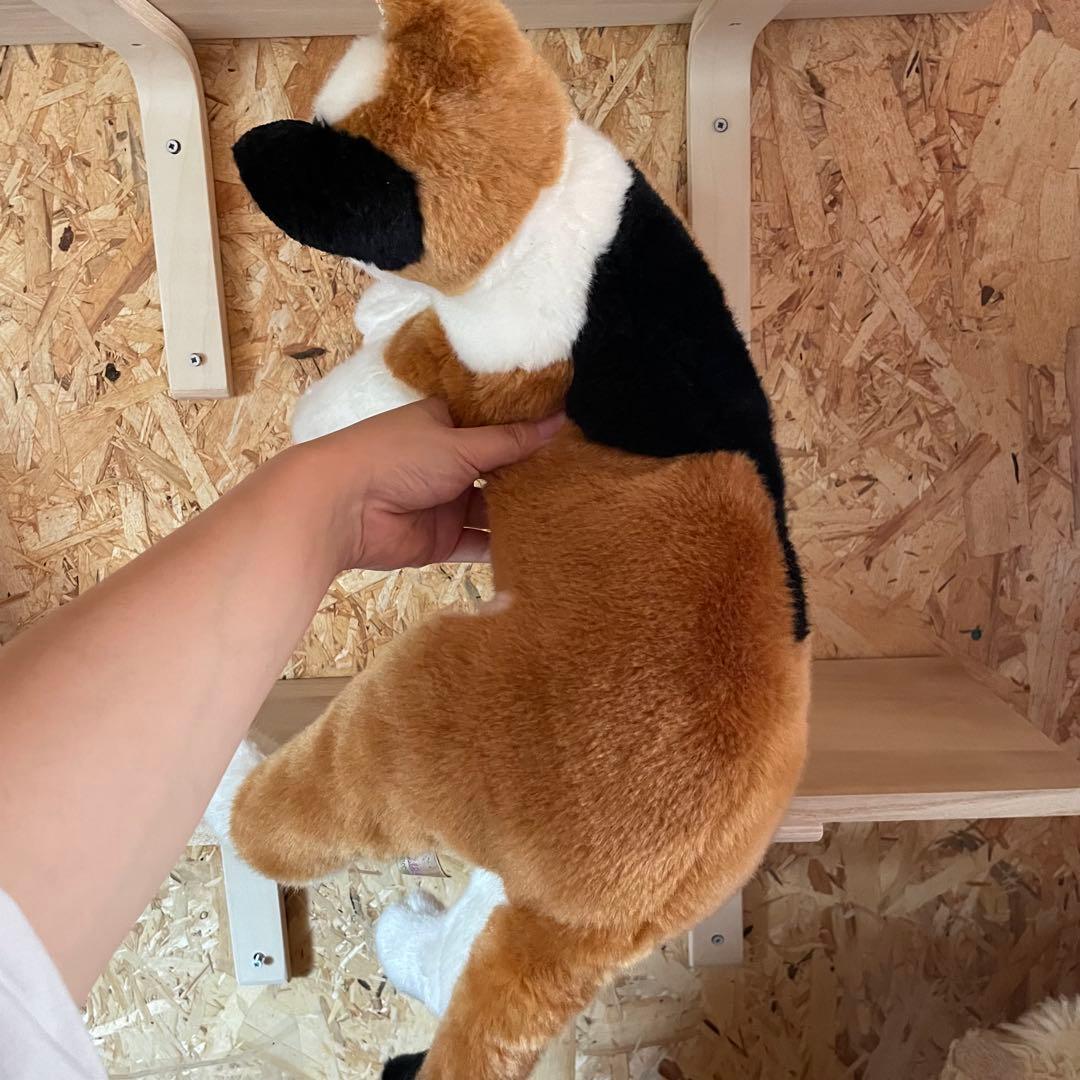 激レア　童心 DOUSIN リアル三毛猫 特大 ぬいぐるみ　レトロ