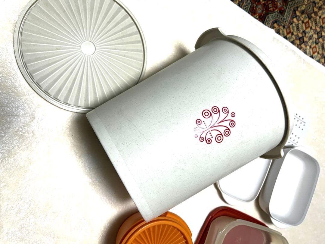 4点TUPPERWEAR タッパーウェア　マキシデコレーター他　保存容器セット