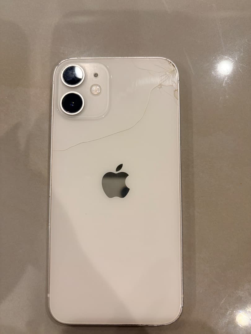 iPhone12mini 128GB/背面割れあり/動作問題なし