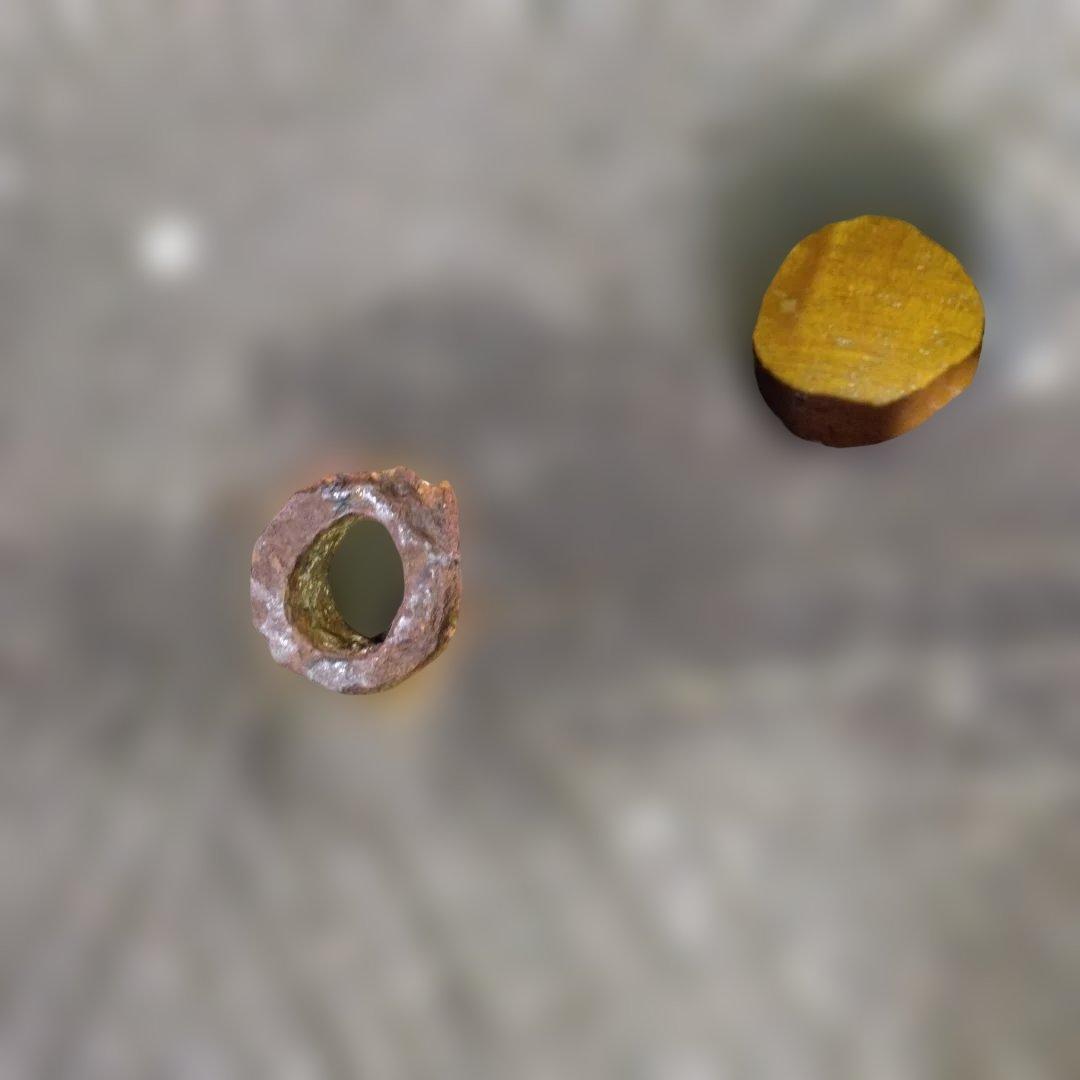 古い石臼-大正～昭和初期の臼-昭和オブジェ。