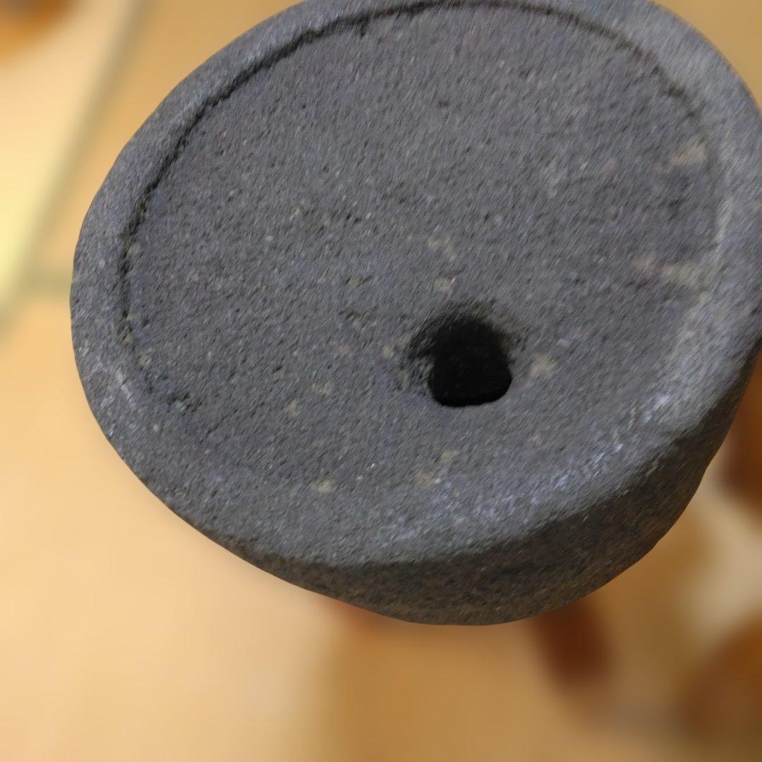 古い石臼-大正～昭和初期の臼-昭和オブジェ。