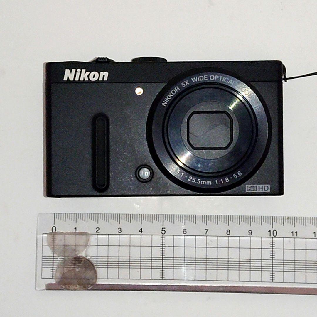 Nikon デジタルカメラ COOLPIXクールピクスP330 ブラック 美品