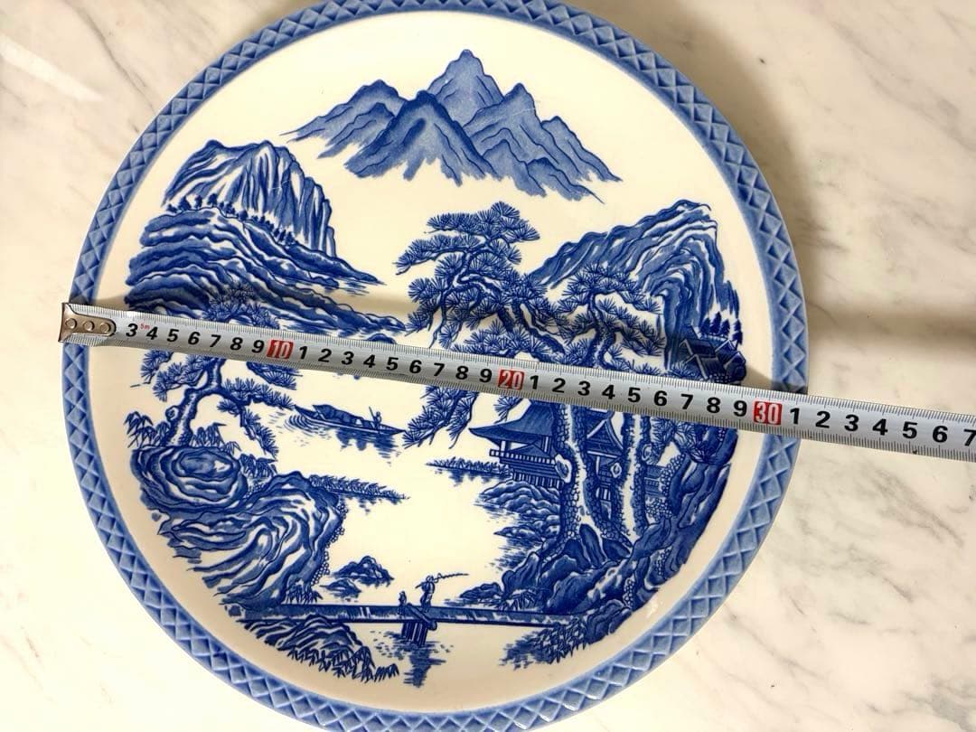 大皿8枚セット　直径約30cm まとめ売り　九谷焼　ガラス製他