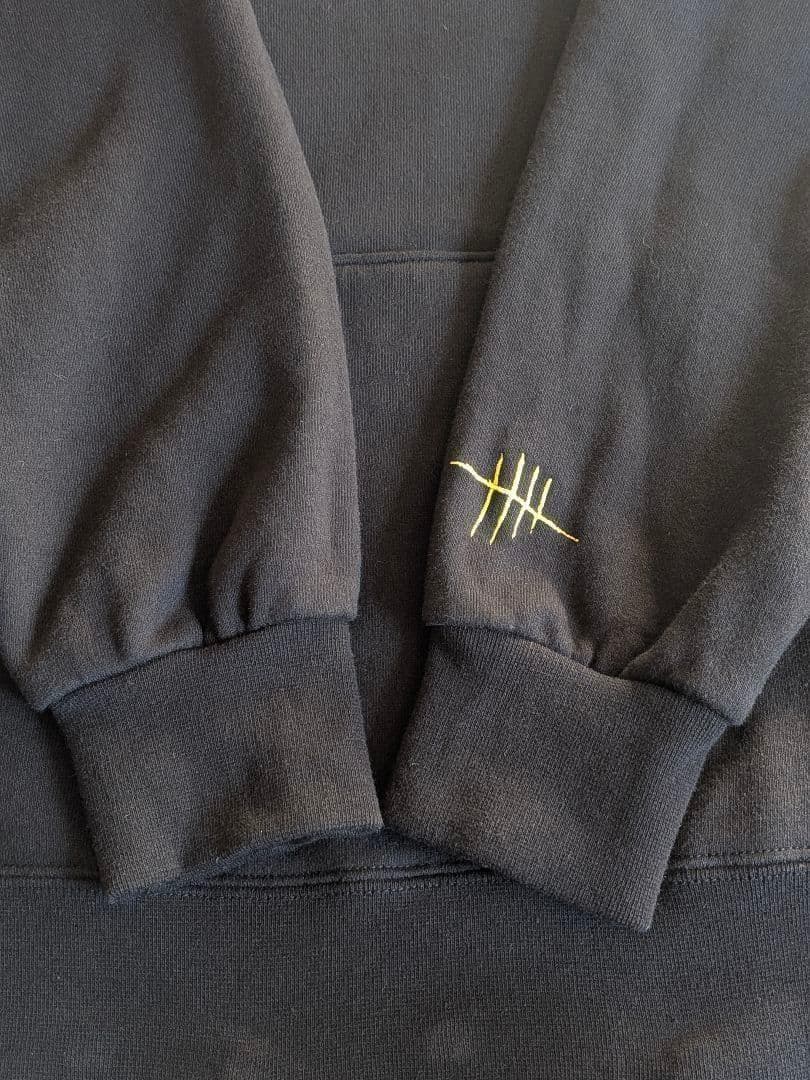 試着1回 洗濯済 マンウィズアミッション ガウパーカー XLサイズ ブラック