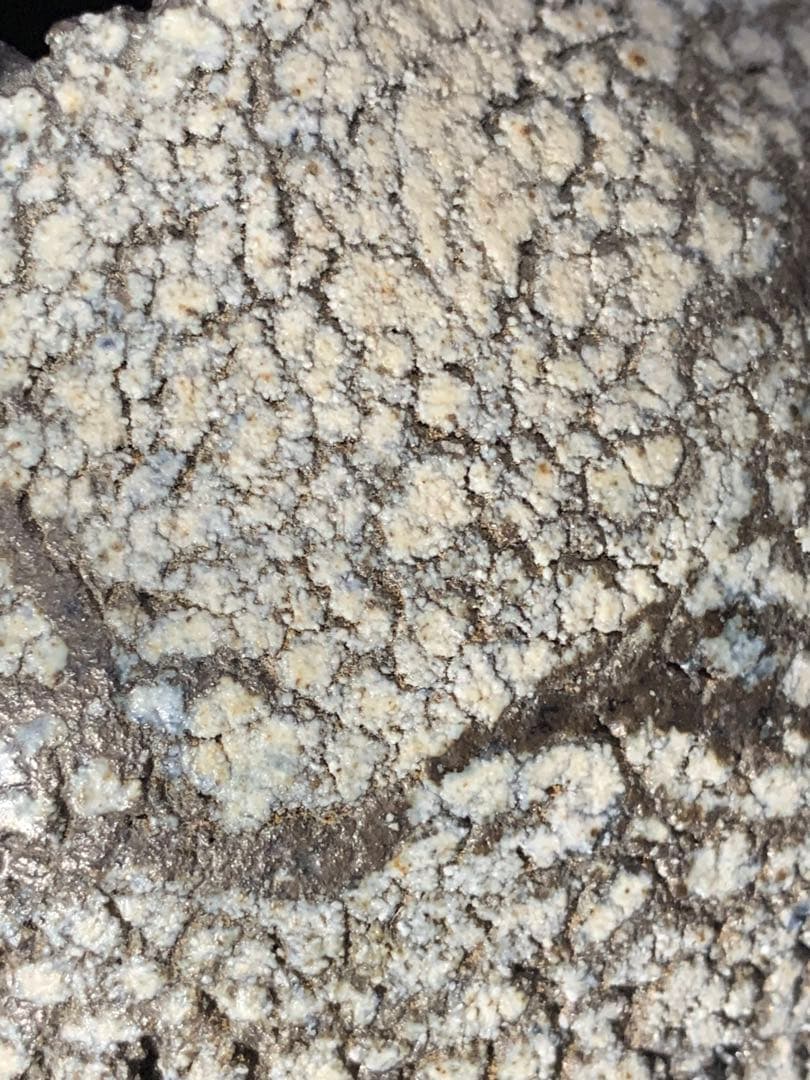 母のお茶道具　創作飾り壺　見た事のない作風　作者読めず　径150xH190mm