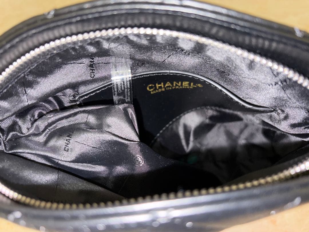 新品未使用　CHANEL ブラックレザー ショルダーバッグ　ノベルティ