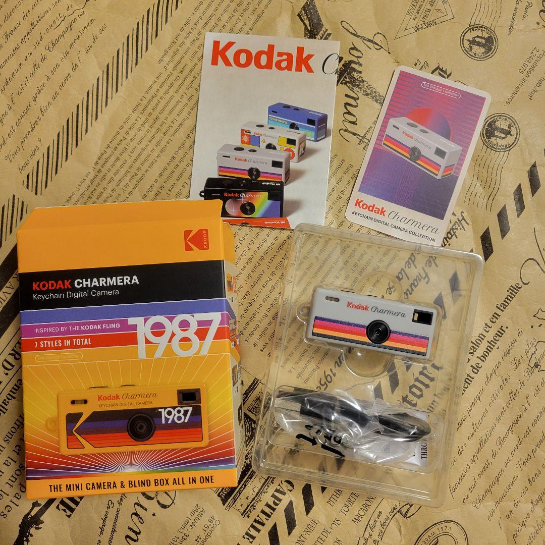 グレー　Kodak Charmera キーチェーンデジタルカメラ