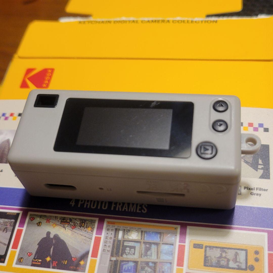 グレー　Kodak Charmera キーチェーンデジタルカメラ