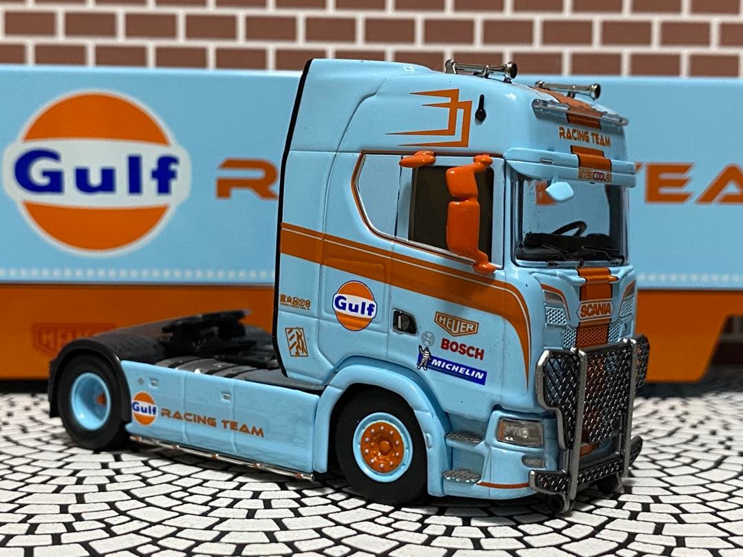 1/64star model製ガルフ SCANIA トレーラー超激レア品