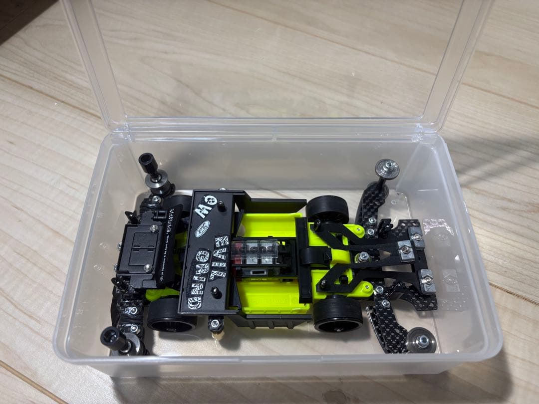 msフレキ マンモスダンプ　ミニ四駆 タミヤ　完成品 ダンプ　MS ピボスラ