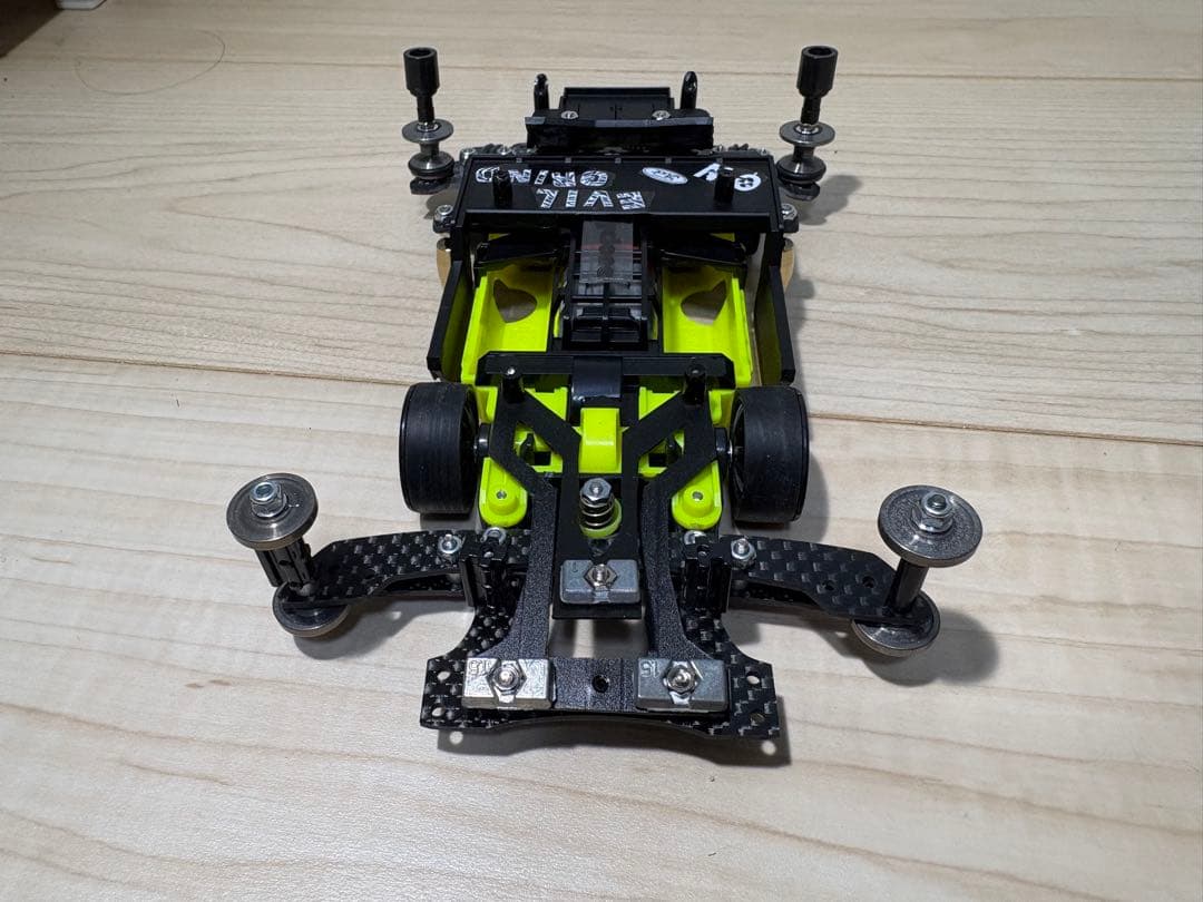 msフレキ マンモスダンプ　ミニ四駆 タミヤ　完成品 ダンプ　MS ピボスラ