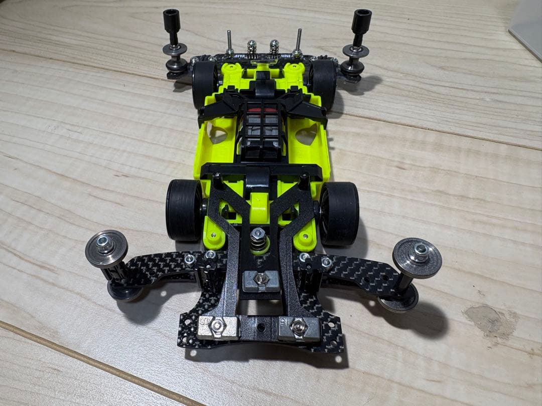 msフレキ マンモスダンプ　ミニ四駆 タミヤ　完成品 ダンプ　MS ピボスラ