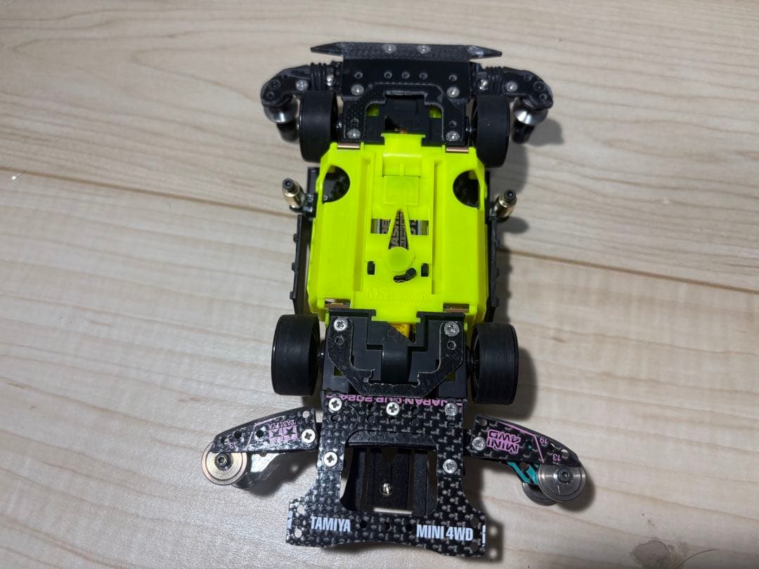 msフレキ マンモスダンプ　ミニ四駆 タミヤ　完成品 ダンプ　MS ピボスラ