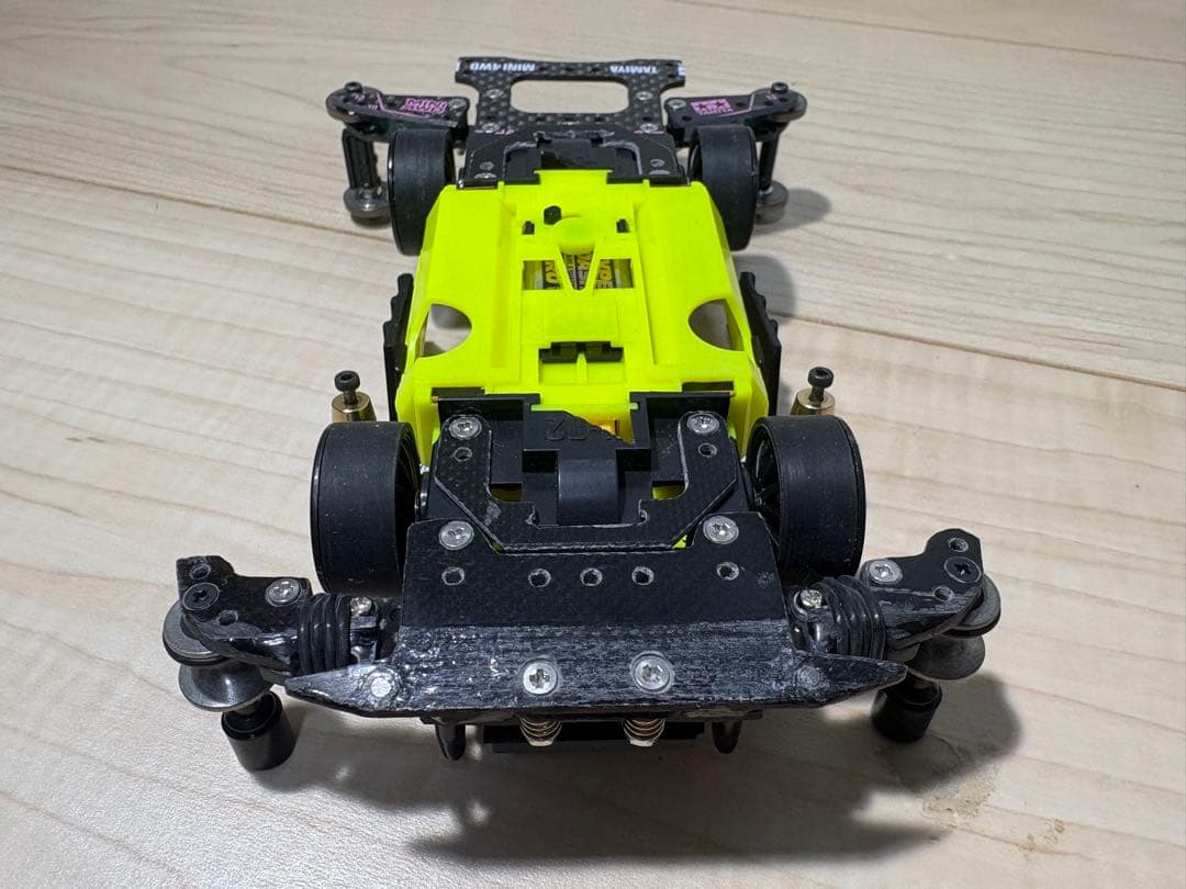 msフレキ マンモスダンプ　ミニ四駆 タミヤ　完成品 ダンプ　MS ピボスラ