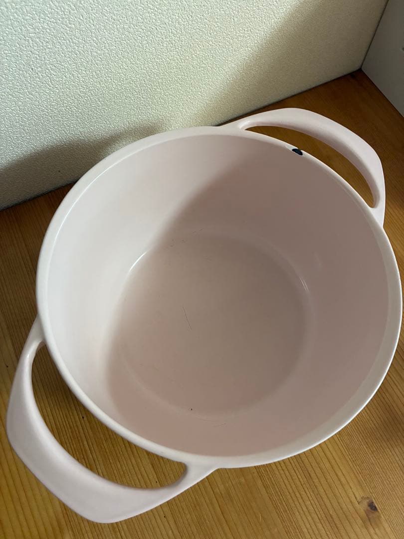 UNILLOY/ユニロイ 鋳物ホーロー鍋 20cm キャセロール 深型 ピンク