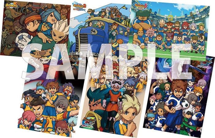 イナズマイレブン　イナズマイレブンgo　両面ポスター3枚セット