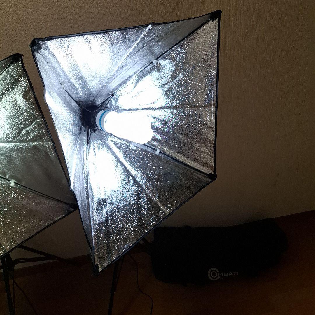 OMBAR ソフトボックス 撮影照明キット 撮影ライト スタジオライト