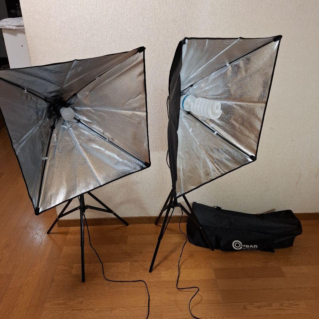 OMBAR ソフトボックス 撮影照明キット 撮影ライト スタジオライト