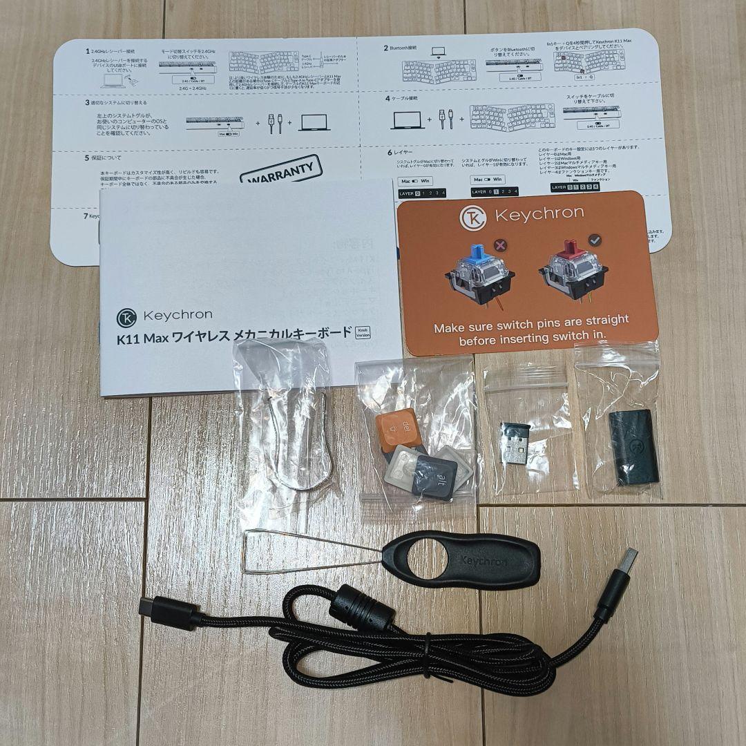 Keychron K11 Max　キークロン　日本語配列　赤軸