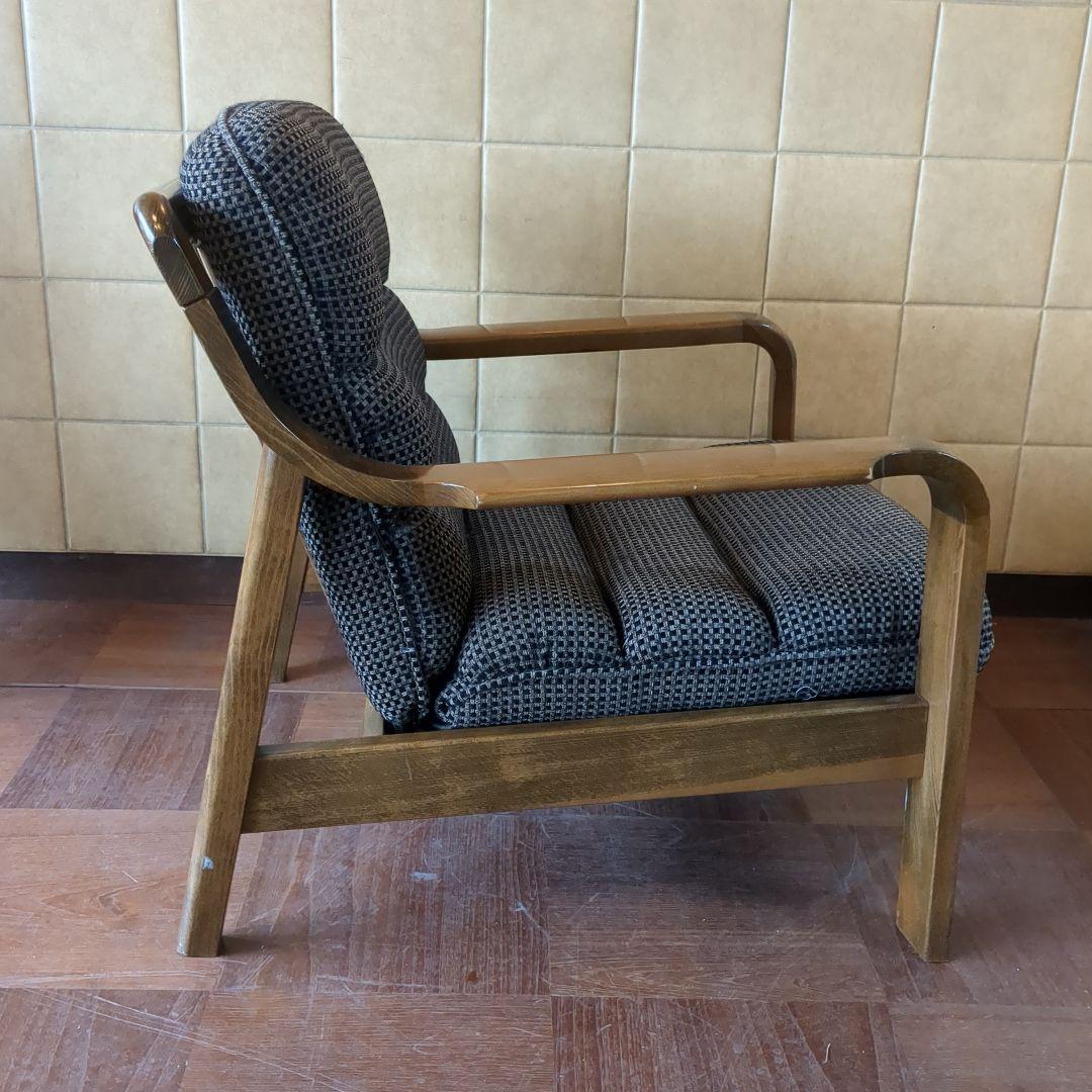 愛知県引取限定　オールドカリモク　ワッフルソファ　Karimoku　カリモク家具