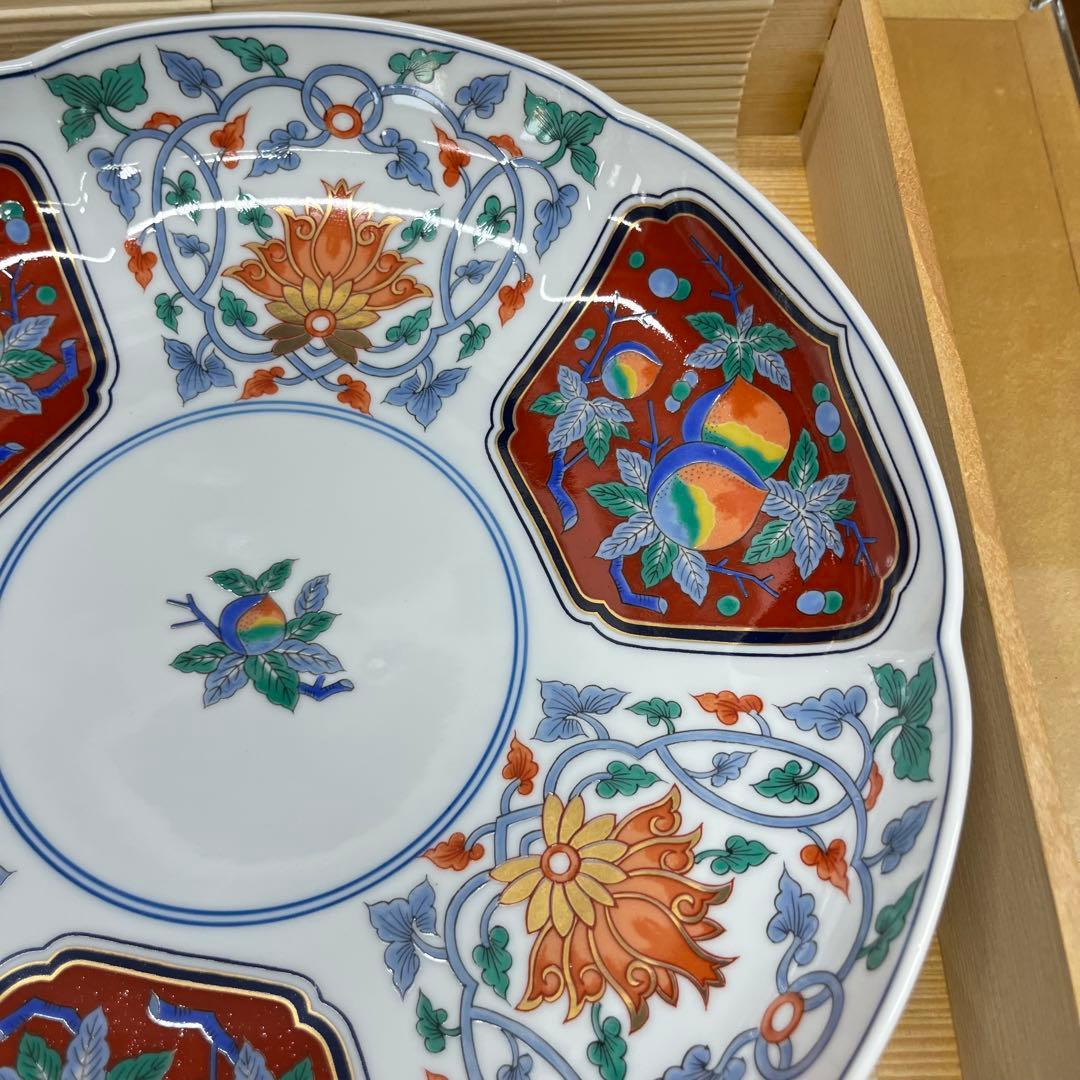 賞美堂本店　有田焼　其泉窯　其泉　盛り皿　新品