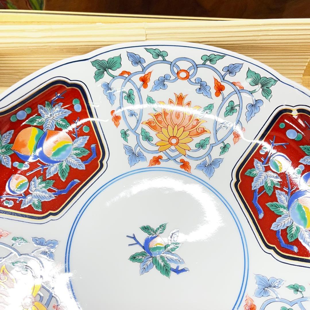 賞美堂本店　有田焼　其泉窯　其泉　盛り皿　新品