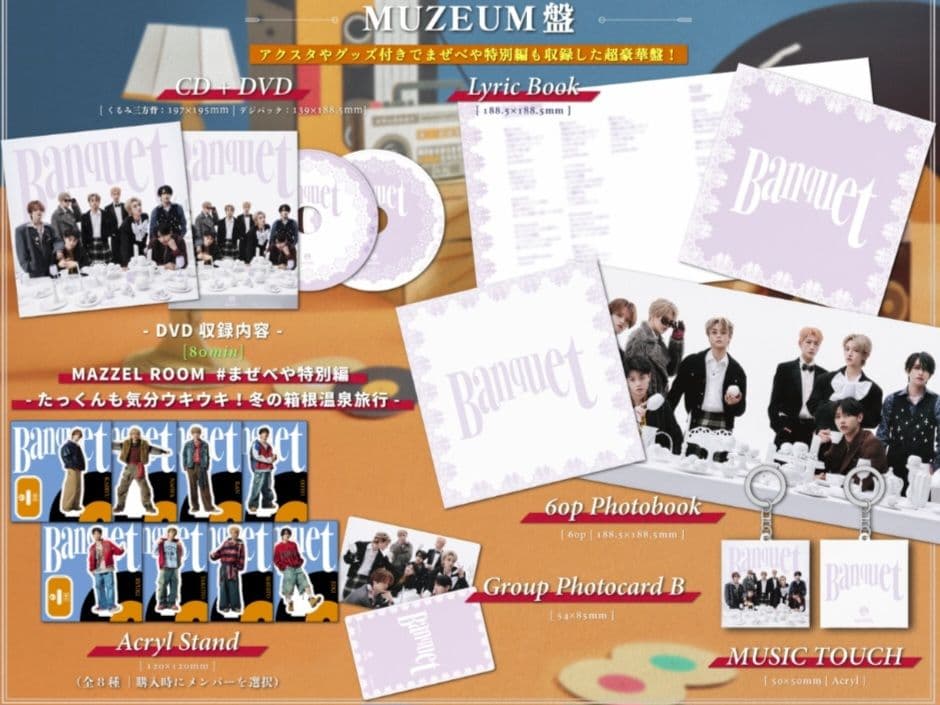 MAZZEL Banquet アクスタ NAOYA ソロカード付 シリアルなし