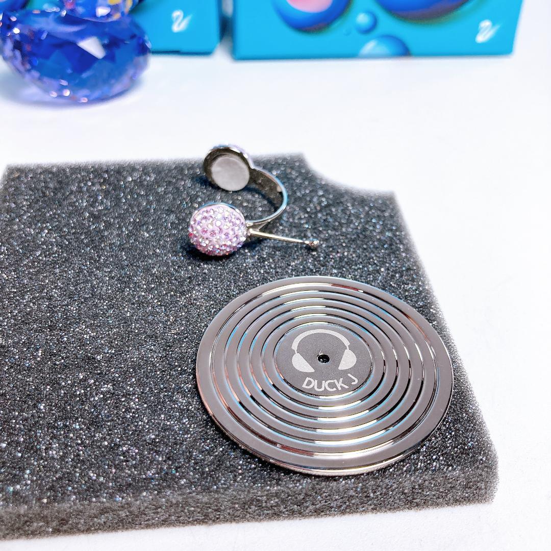 スワロフスキー Happy Duck ハッピーダック DJパープル　|4175|