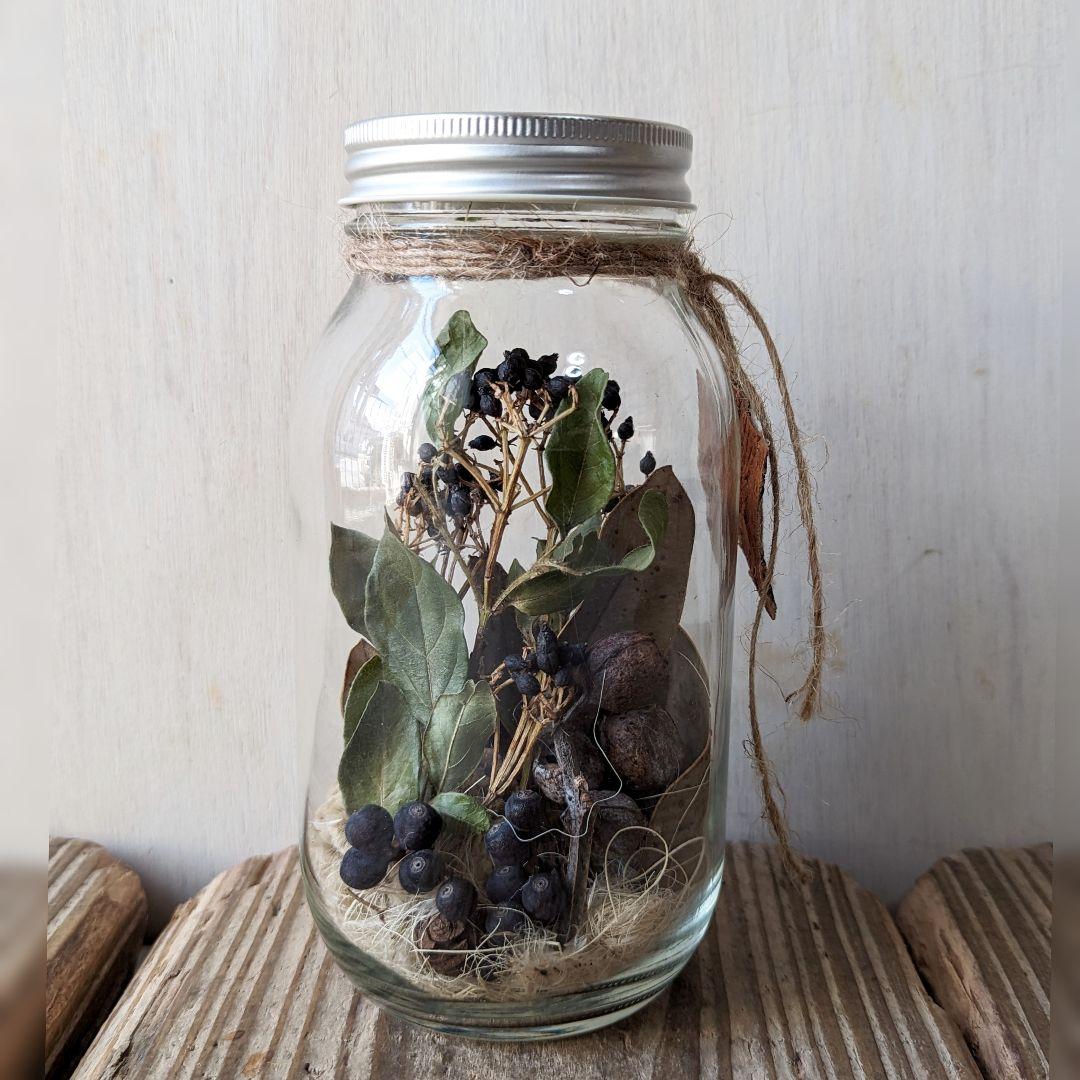 専用＊ Jumbo bottleドライフラワーボトル　 テトラゴナ