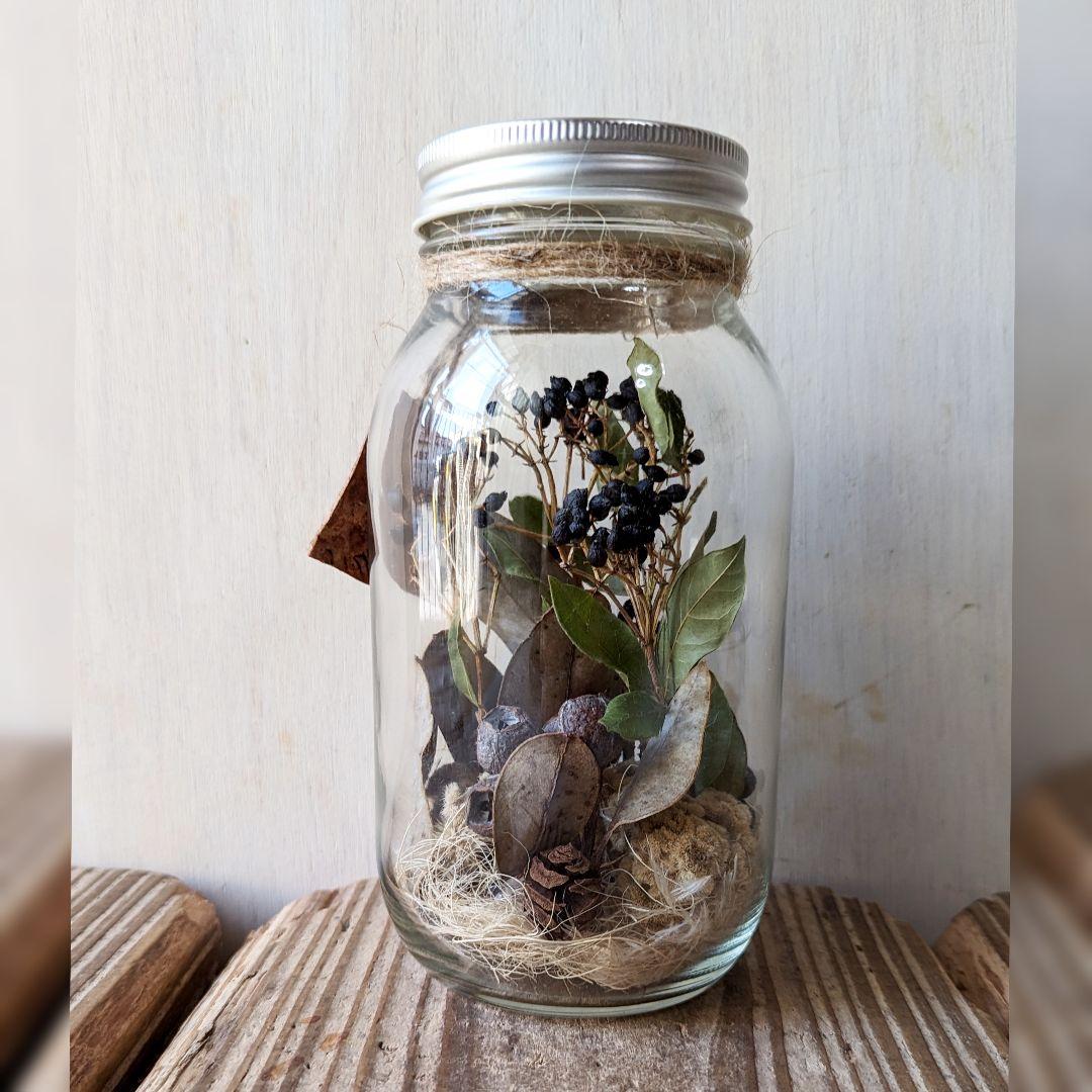 専用＊ Jumbo bottleドライフラワーボトル　 テトラゴナ