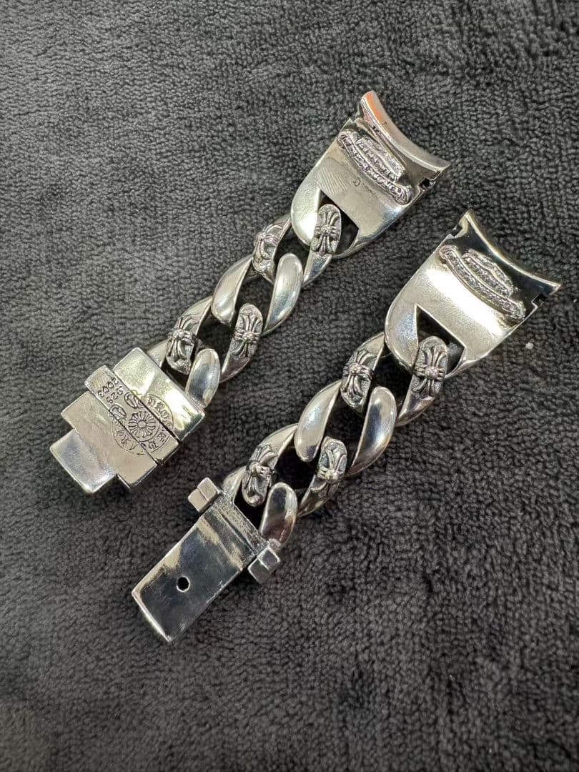 腕時計　ベルト　クロス ウォッチ バンド シルバーsilver925