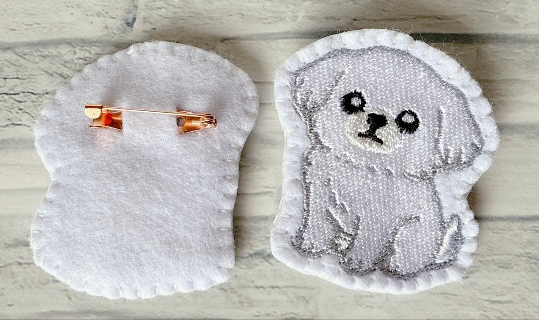 専用　ハンドメイド　刺繍　ペキニーズ　ミニトートバッグ　お散歩　お出かけ　犬