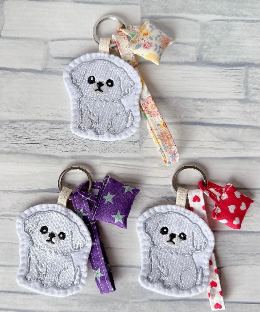 専用　ハンドメイド　刺繍　ペキニーズ　ミニトートバッグ　お散歩　お出かけ　犬