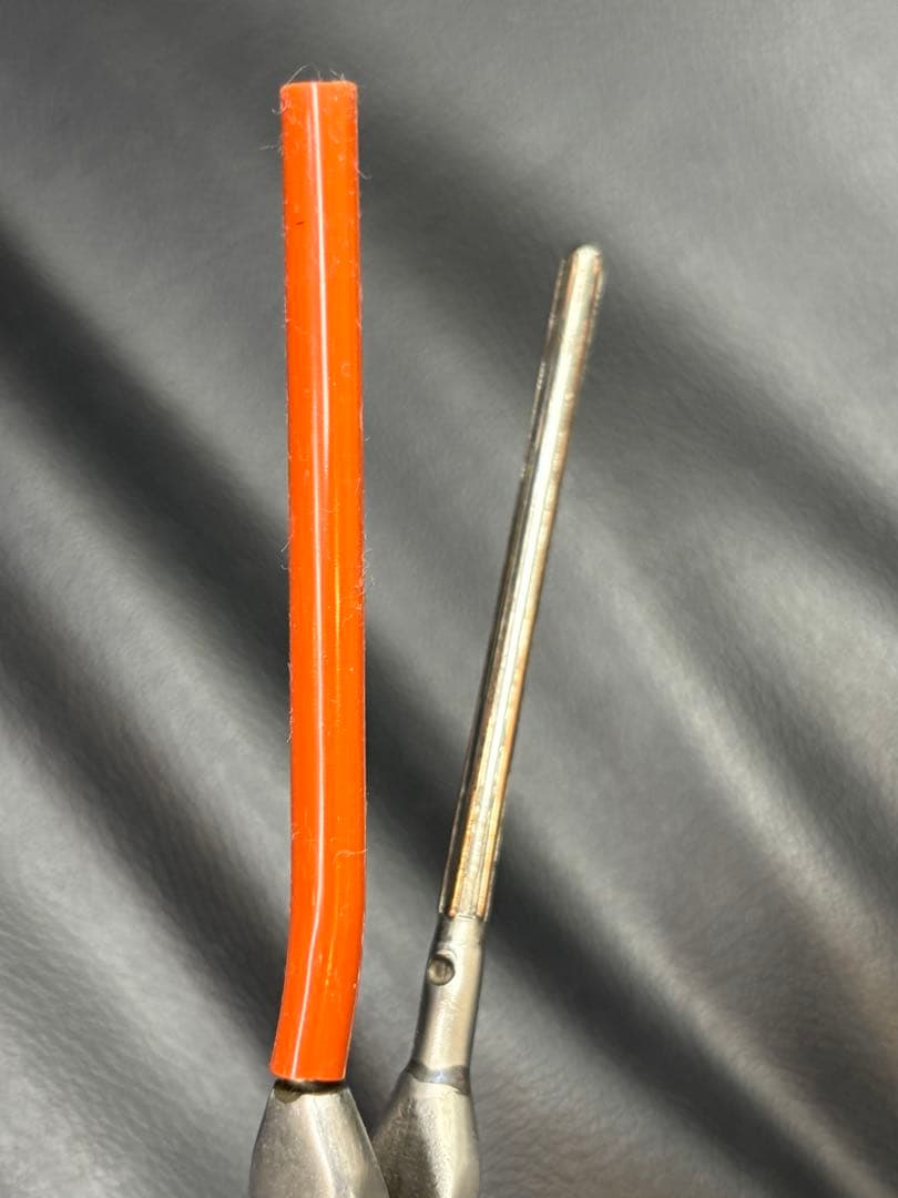 超美品　シルバーアイロン 3.3ミリ細アイロン　廃盤品 /レンツアイロン