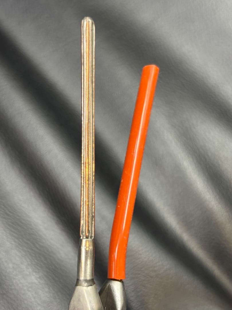 超美品　シルバーアイロン 3.3ミリ細アイロン　廃盤品 /レンツアイロン