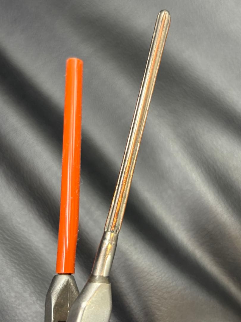 超美品　シルバーアイロン 3.3ミリ細アイロン　廃盤品 /レンツアイロン