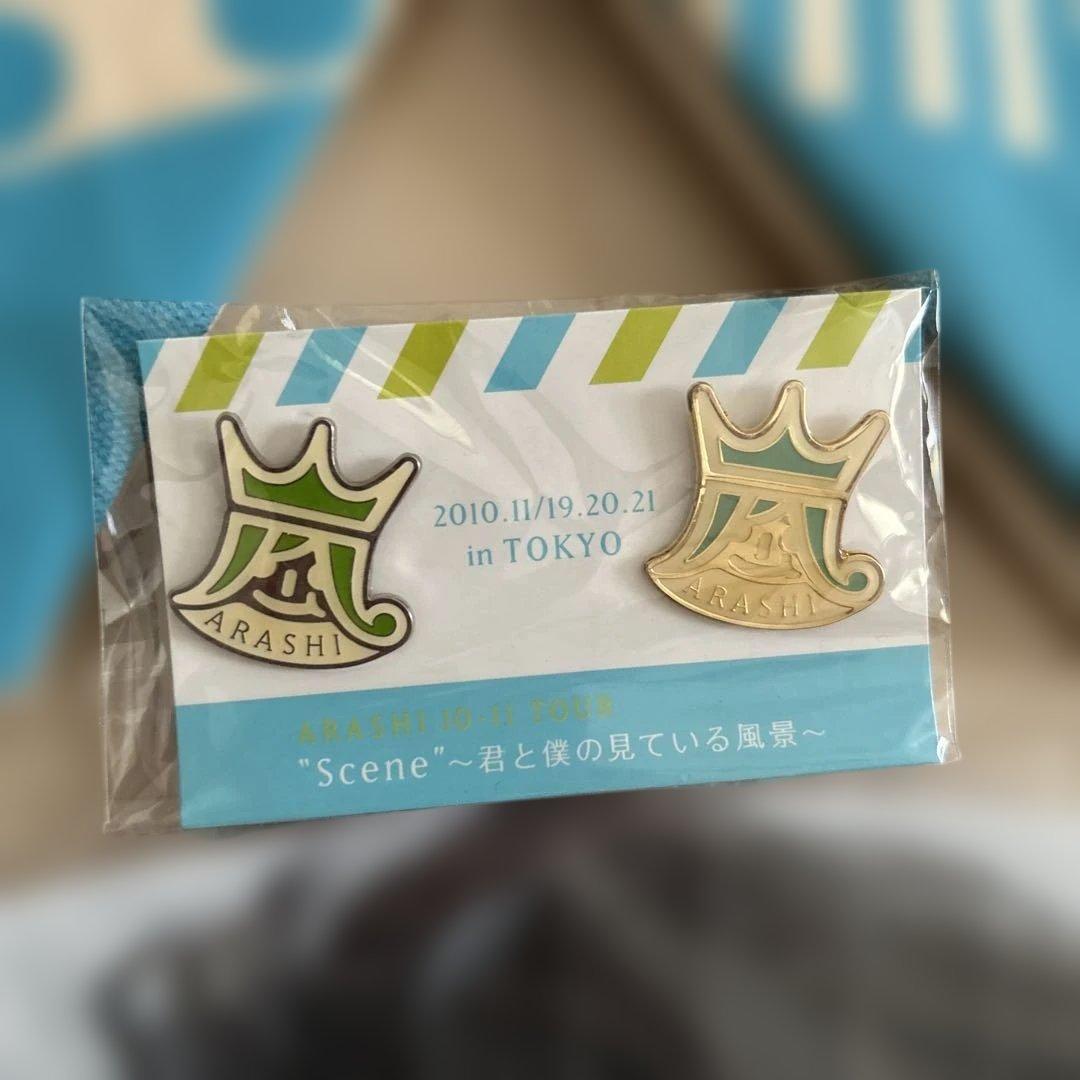 ARASHI うちわ 3点セット トートバッグ2枚＆バッジ付き