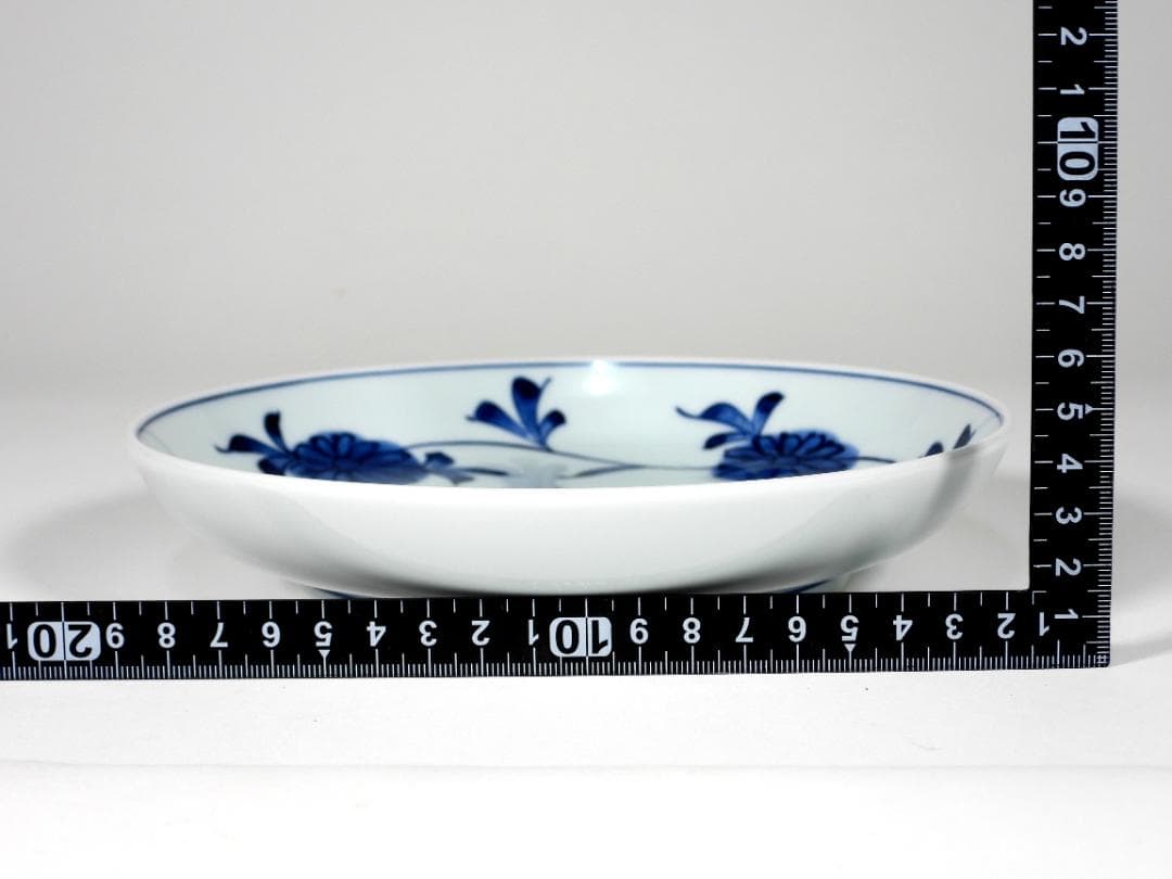 【新品未使用】有田焼 源右衛門窯 染付菊唐草鉢 深皿 大鉢２点セット