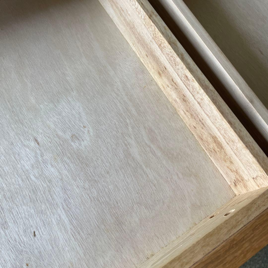 無印良品　デスク　タモ材　机のみ