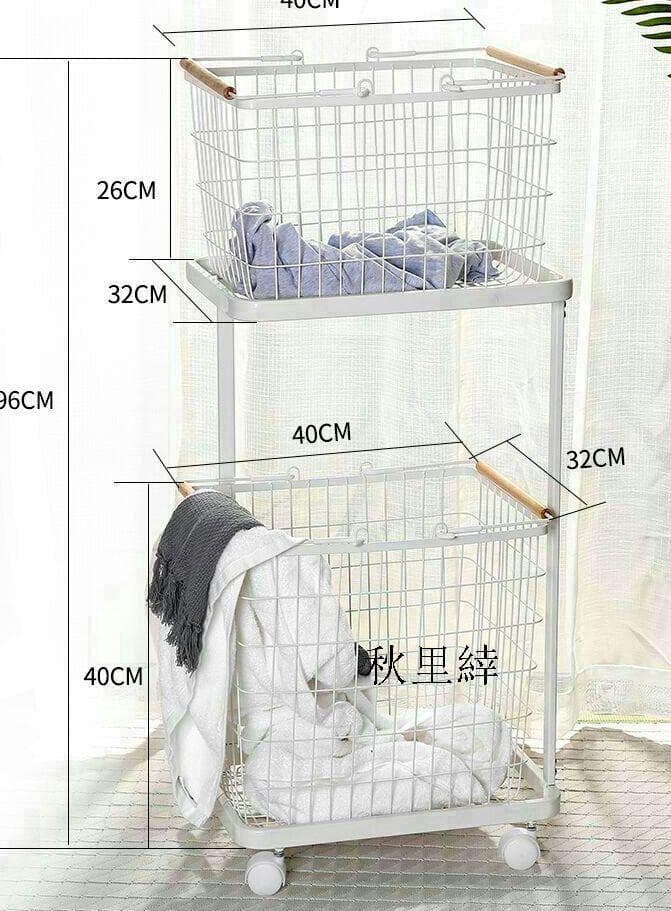 【大人気】 多機能汚れた衣類収納バスケット ブルー