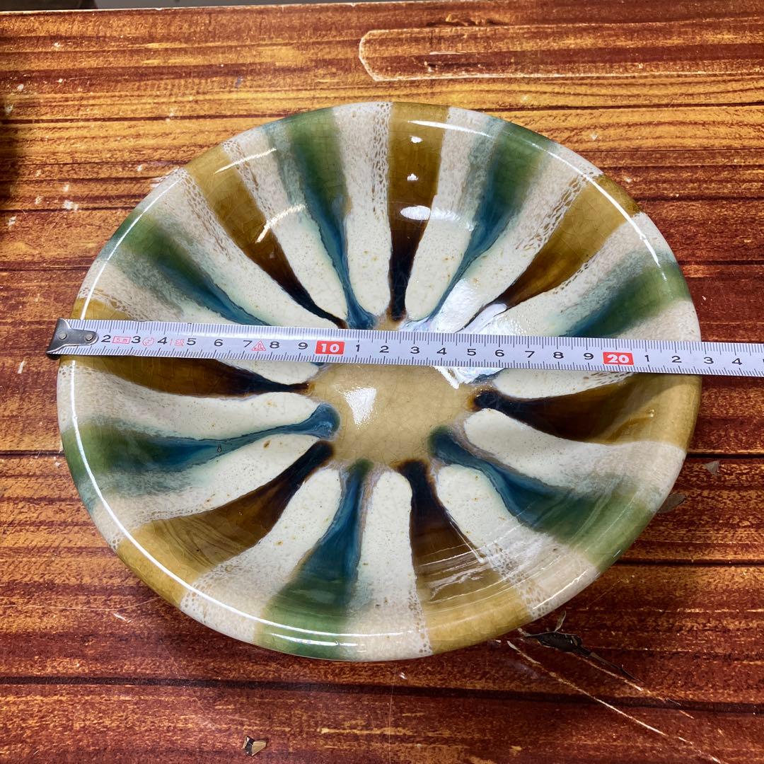 瀬戸本業窯　三彩鉢　3点